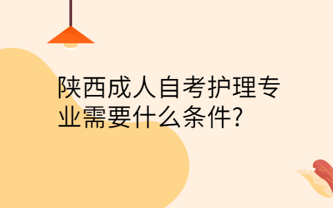 陕西成人自考