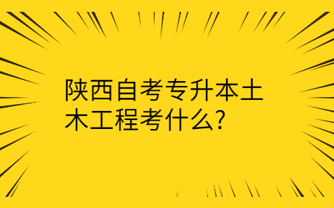 陕西自考专升本
