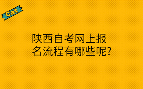 陕西自考网上报名流程