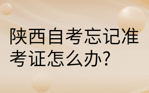 陕西自考考试材料