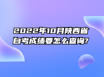 陕西省自考成绩 陕西省自考