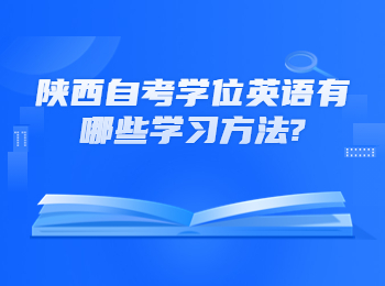 陕西自考学位英语 陕西自考