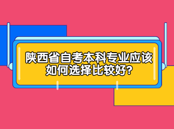 陕西省自考本科专业 陕西省自考