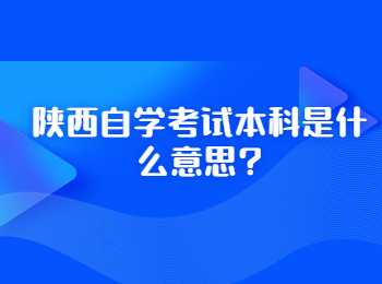 陕西自学考试本科 陕西自学考试