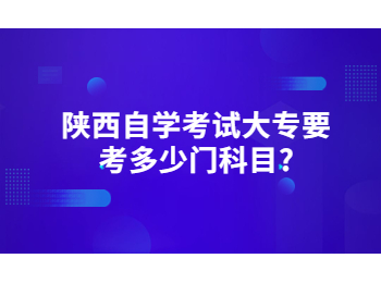 陕西自学考试大专