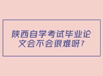 陕西自学考试毕业论文